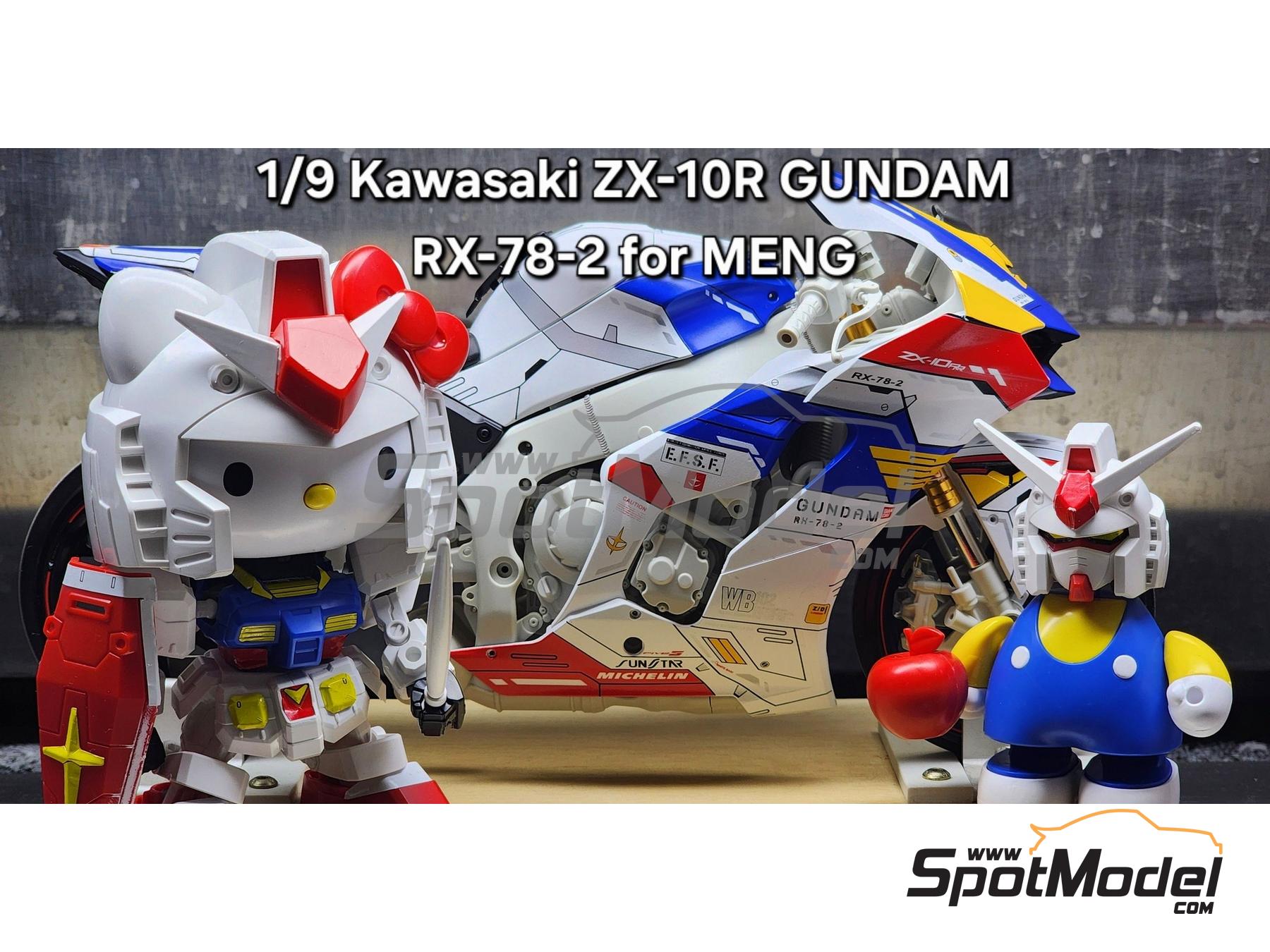 Khaled Models MS054: Marking / livery 1/9 scale - Kawasaki ZX-10RR